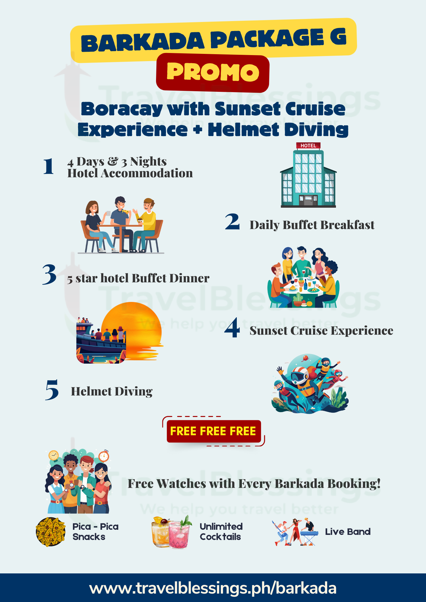 Boracay Sunset Cruise Party Yacht + 5 Star Hotel Buffet Dinner