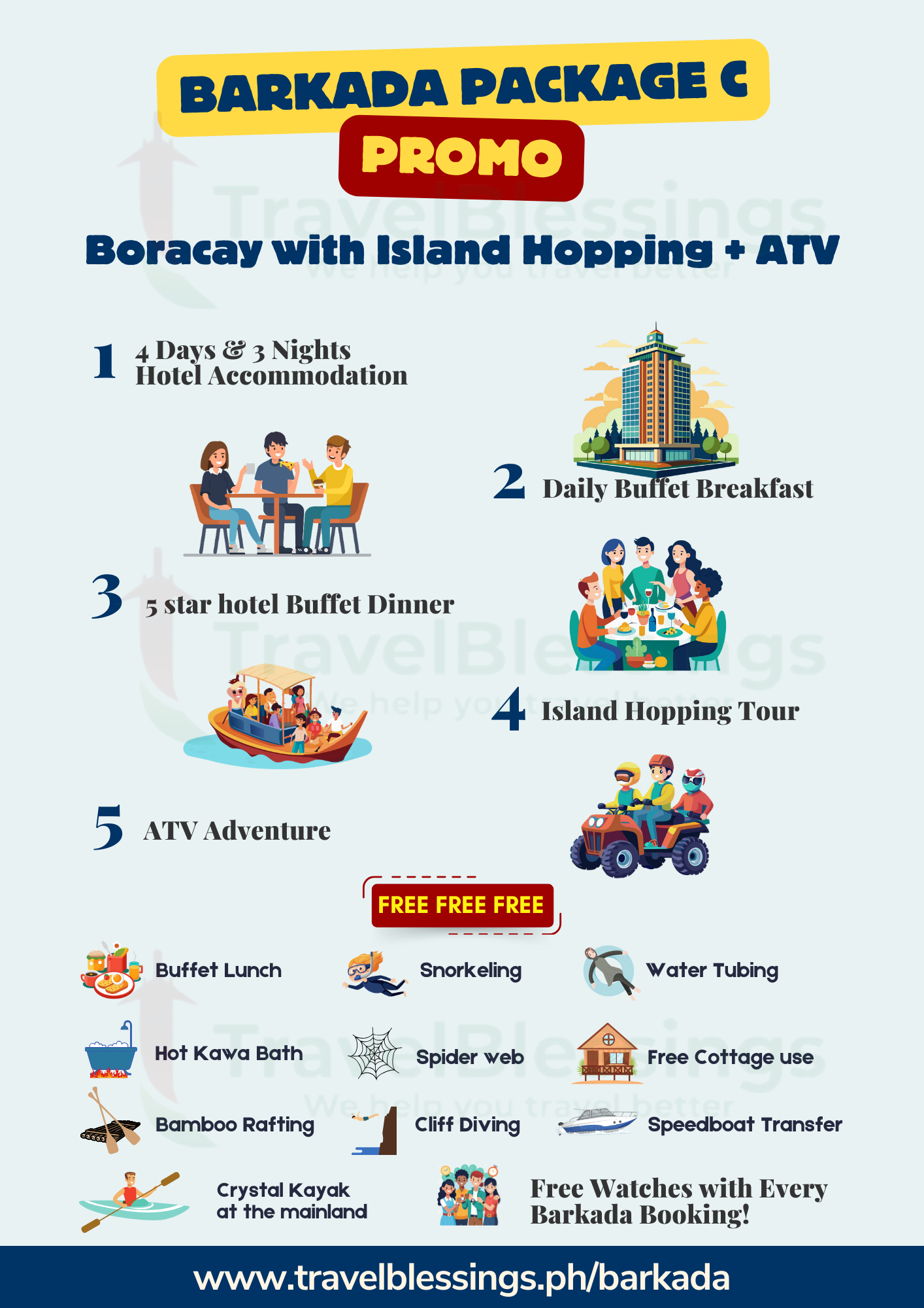 Boracay with Island Hopping + ATV