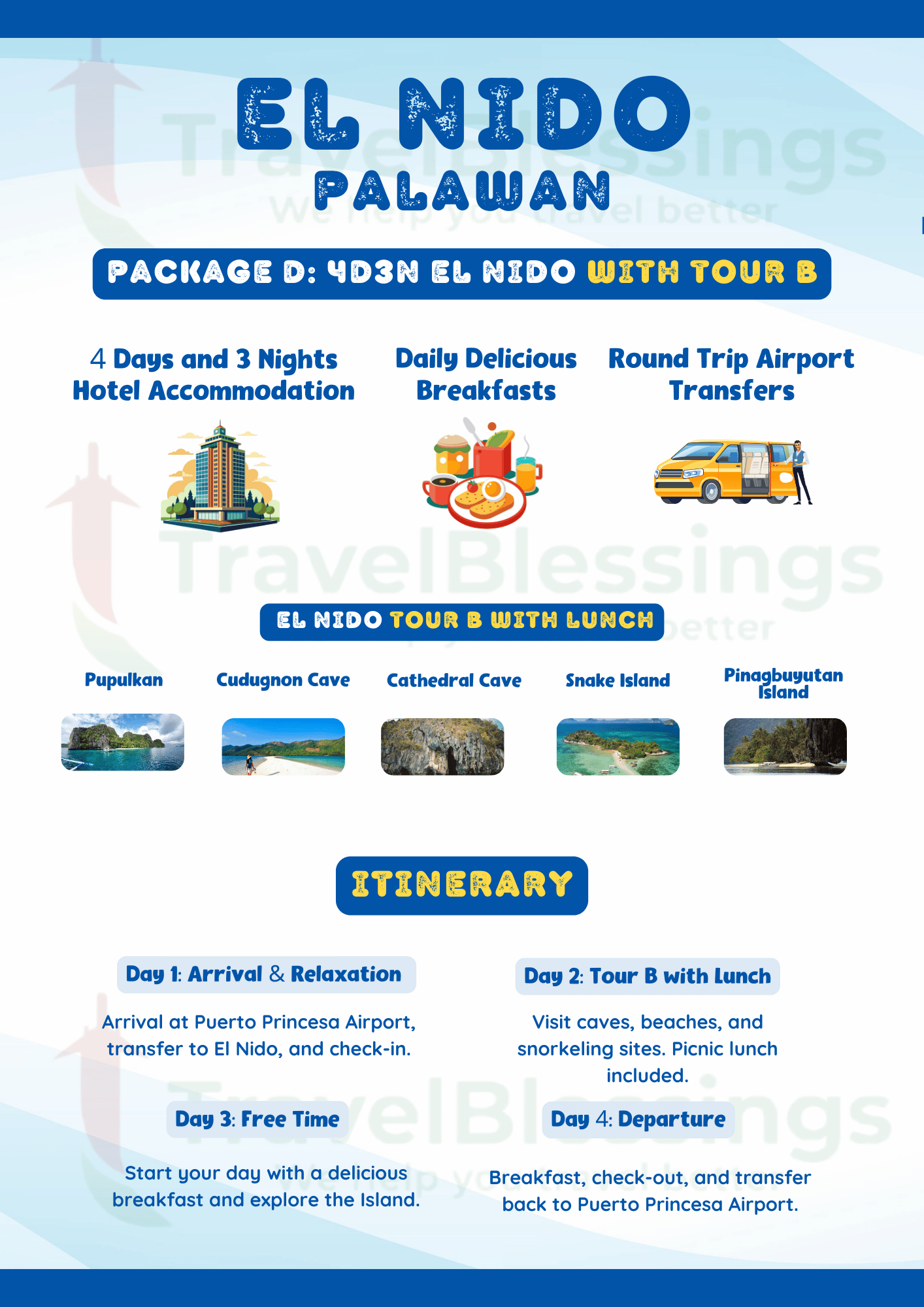 PACKAGE D_  4D3N EL NIDO WITH TOUR b